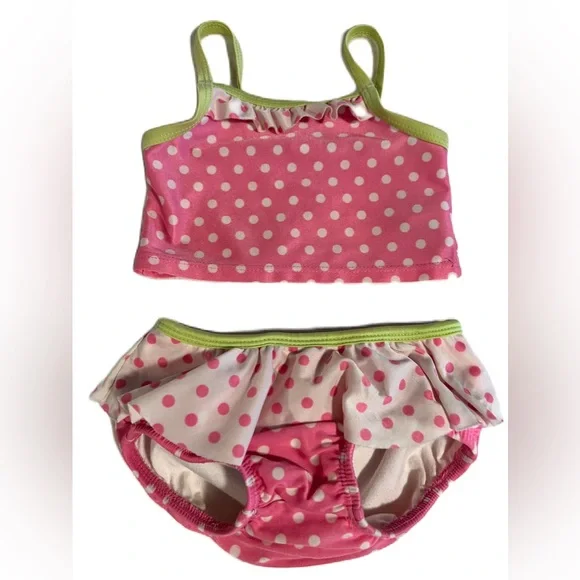 Adorable Polkadot Children’s Place bikini 0-3mo - Picture 4 of 10